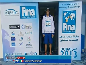 Simone Sabbioni - Italia Immagini tratte da Dubai Sports Channel